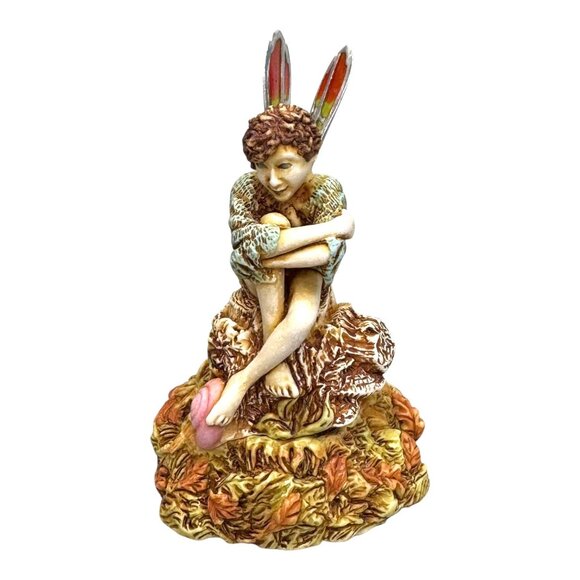 Isle Of Gramarye Autumn Harvest Faerie Children Trinket Box Box & Story Card - Picture 8 of 11